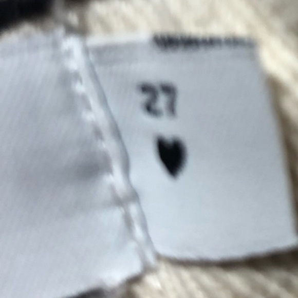 Twik Cream Denim with Black Accent cargo pants-size 27- new- for work or play - Picture 8 of 16